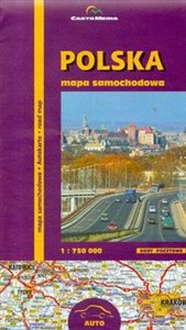 Obrazek Polska Mapa samochodowa 1:750 000