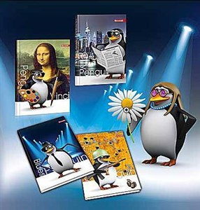 Bild von Brulion A5/96K linia Penguin (5szt)