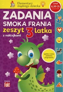 Bild von Zadania smoka Franka. Zeszyt 3-latka. Elementarz mądrego dziecka. Fakt poleca