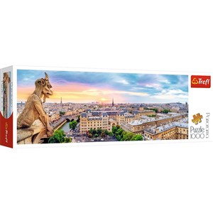 Obrazek Puzzle 1000 Widok z katedry Notre-Dame