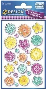 Obrazek Naklejki błyszczące - Kwiaty