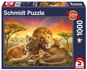 Bild von Puzzle 1000 PQ Lwia rodzina 111091