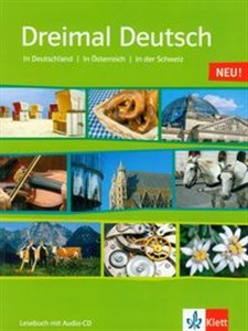 Obrazek Dreimal Deutsch Lesebuch NEU z płytą CD