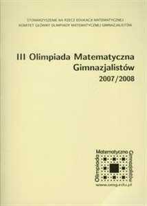 Obrazek III Olimpiada Matematyczna Gimnazjalistów 2007/2008