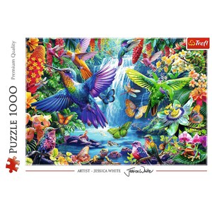 Bild von Puzzle 1000 Kolibry w tropikach