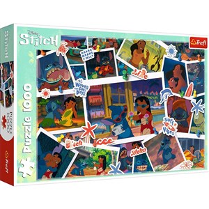 Obrazek Puzzle 1000 Lilo & Stitch Lilo i Stitch na wakacjach