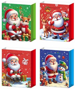 Obrazek Torebki prezentowe BN 12 sztuk mix wzorów WK 22418 M