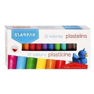 Obrazek Plastelina Starpak 12 kolorów