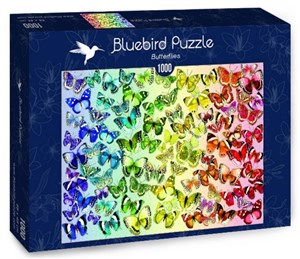 Obrazek Puzzle 1000 Kolorowe motyle