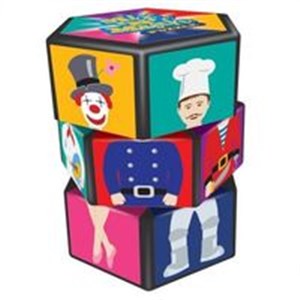 Obrazek Obkręcane puzzle postacie