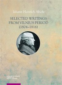 Obrazek Selected Writings from Vilnius Peroid (1804-1816)