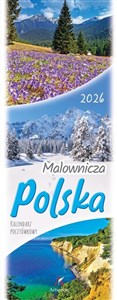 Bild von Kalendarz 2026 pocztówkowy 12,5x33cm Malownicza...