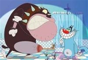 Obrazek Puzzle dwustronne 250 Oggy i karaluchy