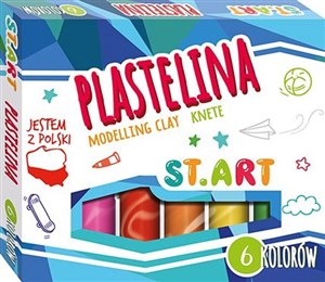Obrazek Plastelina St.Art 6 kolorów
