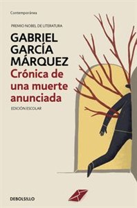 Bild von Cronica de una muerte anunciada literatura hiszpańska wydanie szkolne