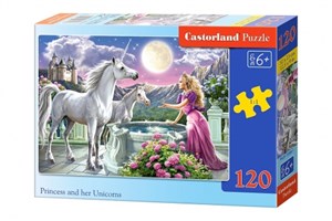 Bild von Puzzle Princess and her Unicorns 120