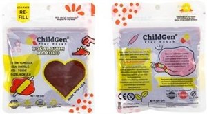 Obrazek Ciastolina naturalna brązowa w saszetce 125g