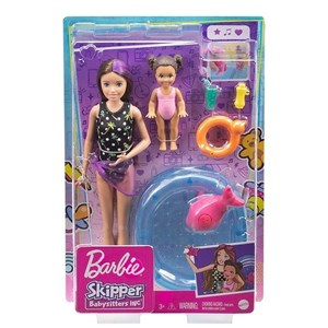 Obrazek Barbie Skipper zestaw z bobaskiem