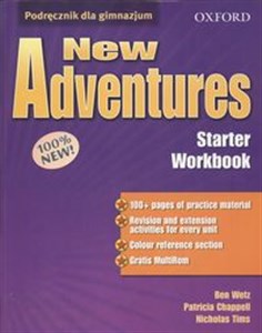 Obrazek New Adventures Starter Workbook Gimnazjum