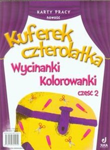 Obrazek Kuferek Czterolatka Wycinanki kolorowanki Część 2 Przedszkole