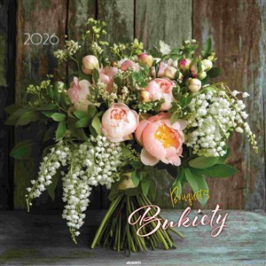 Obrazek Kalendarz 2026 ścienny duży Bukiety KD-8