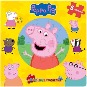 Obrazek Peppa Pig Książka z puzzlami