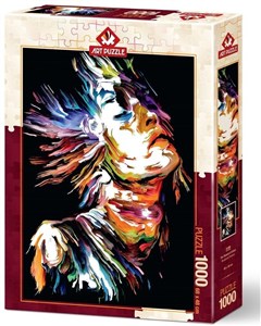 Obrazek Puzzle 1000 Portret pełen kolorów
