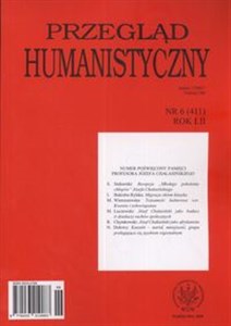 Bild von Przegląd humanistyczny 6/2008