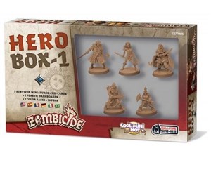 Obrazek Zombicide: Hero box - 1 Dodatek zawierający pięć nowych figurek