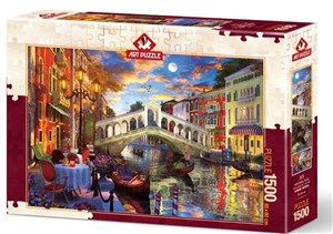 Obrazek Puzzle 1500 Wenecja, Most Rialto