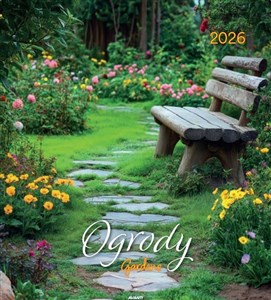 Bild von Kalendarz 2026 ścienny 32x32cm Ogrody