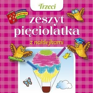 Bild von Trzeci zeszyt pięciolatka z naklejkami. Biblioteczka mądrego dziecka