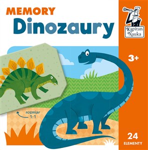 Obrazek Dinozaury Memory Kapitan Nauka