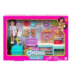 Bild von Barbie Chelsea Zestaw weterynarz + lalka
