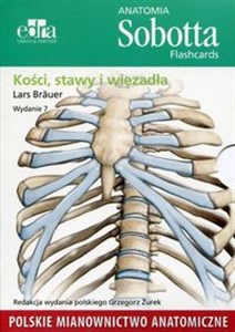 Bild von Anatomia Sobotta Flashcards Kości stawy i więzadła Polskie mianownictwo anatomiczne