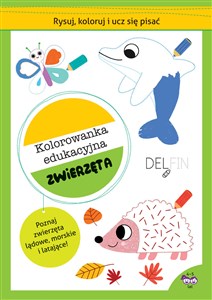 Obrazek Rysuj, koloruj i ucz się pisać. Kolorowanka ed