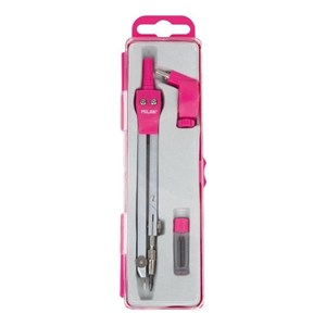 Obrazek Cyrkiel z etui MILAN seria ACID różowy