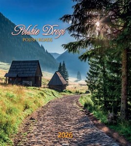 Obrazek Kalendarz 2026 ścienny 32x32cm Polskie drogi