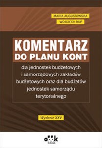 Obrazek Komentarz do planu kont dla jednostek budżetowych i samorządowych zakładów budżetowych oraz dla budż JBK1593