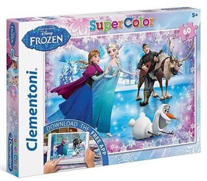 Obrazek Puzzle z aplikacją  Frozen 60 el.