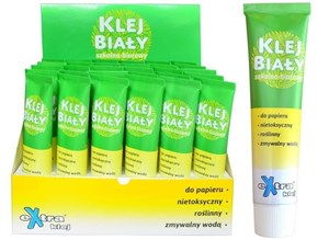 Obrazek Klej biały szkolno-biurowy 50g (30szt)