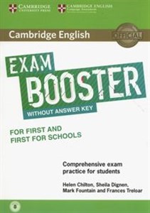 Bild von Cambridge English Exam Booster for First and First for Schools with Audio  Comprehensive Exam Practice for Students