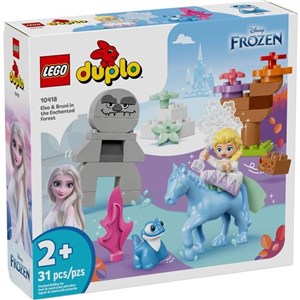 Obrazek Lego DUPLO 10418 Elsa i Bruni w Zaczarowanym Lesie