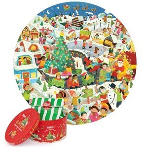 Obrazek Puzzle okrągłe 150 Christmas