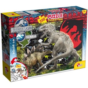 Bild von Puzzle dwustronne Jurassic World 250