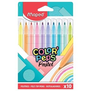 Bild von Flamastry pastel Maped Colorpeps 10 kolorów