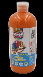 Obrazek Farba plakatowa pomarańczowa 500ml