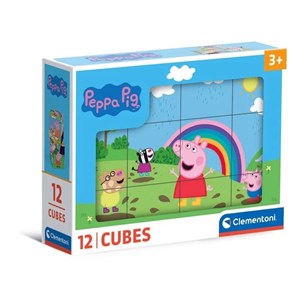 Obrazek Klocki  Peppa Pig 12 elementów 41195