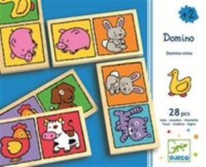 Bild von Drewniane domino Zwierzęta z farmy