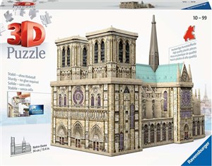 Obrazek Puzzle 3D-Katedra Notre Dame 324